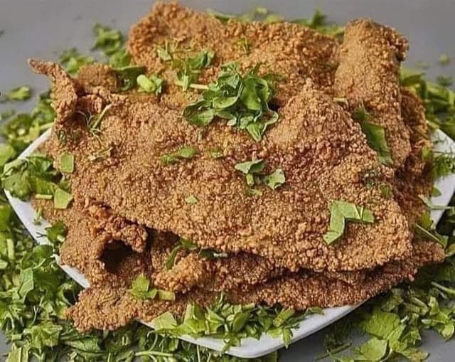 كبده شرائح  متبله بالرده نصف كيلو